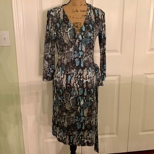 Felicity and Coco wraparound dress with self tie.